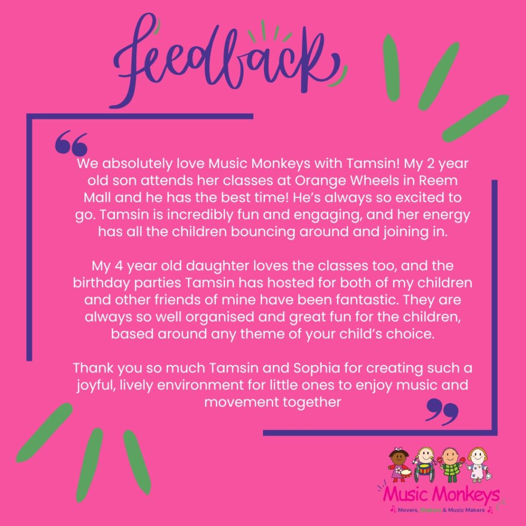 Tamsin - Class Feedback